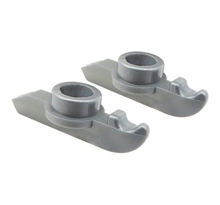 LEGO ice skates - flat silver (pair)