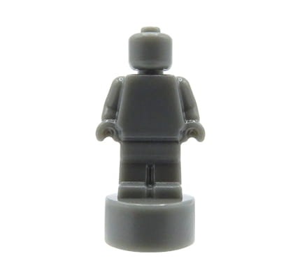 Accéder au produit Statuette / trophée / microfigure LEGO - gris bleuté foncé