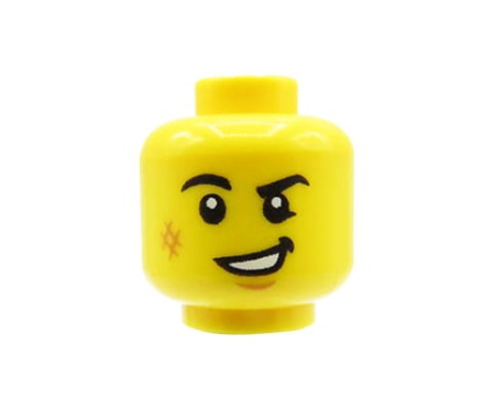 LEGO głowa / główka figurki - mężczyzna, uśmiech