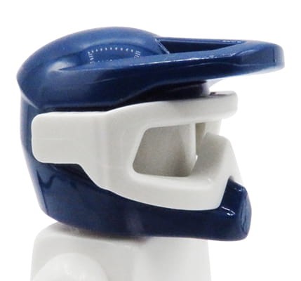 Go to product LEGO motocross helmet with goggles - dark blue