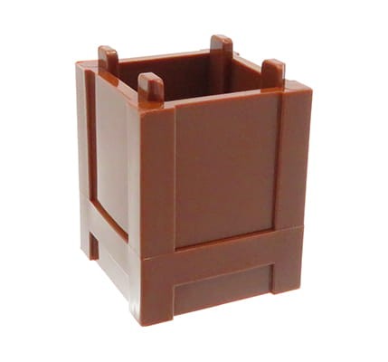 Accéder au produit Boîte / conteneur / caisse LEGO - brun rougeâtre