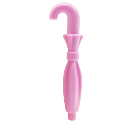 LEGO umbrella - folded, bright pink