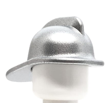 Go to product LEGO fire helmet - metallic silver