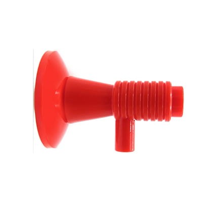 Megaphone - made of LEGO parts, red