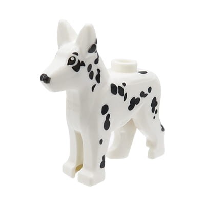 Accéder au produit Chien LEGO Dalmatien - blanc avec des taches noires