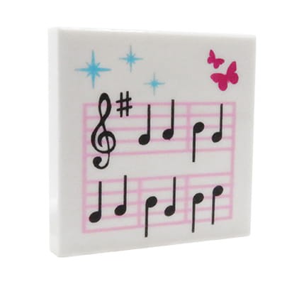 LEGO music notes