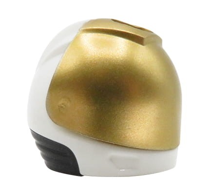 LEGO astronaut helmet - white with gold visor