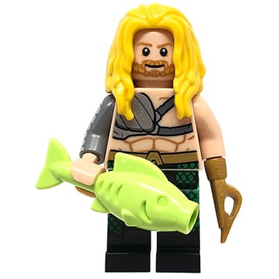 LEGO Minifigures DC Super Heroes - figurka Aquaman z rybą