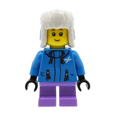Accéder au produit Figurine LEGO City - Petite fille / Enfant en vêtements d'hiver