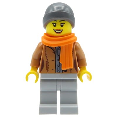 Go to product LEGO City Minifigure - Woman / Mother in winter clothes