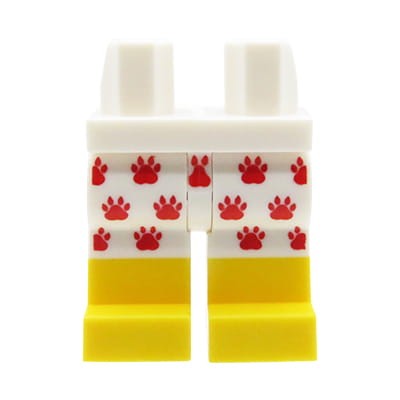 Go to product LEGO minifigure legs - white shorts / boxers