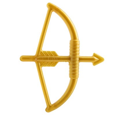 Go to product  LEGO bow with arrow - pearl gold