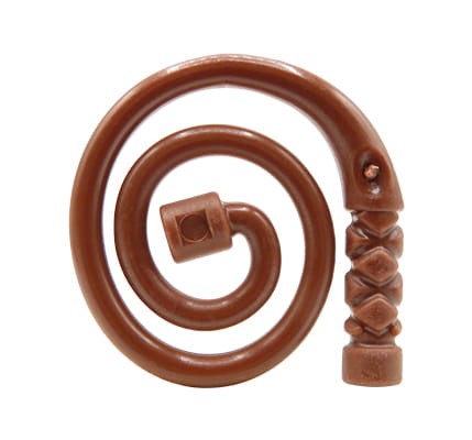 Go to product LEGO whip - reddish brown, coiled 