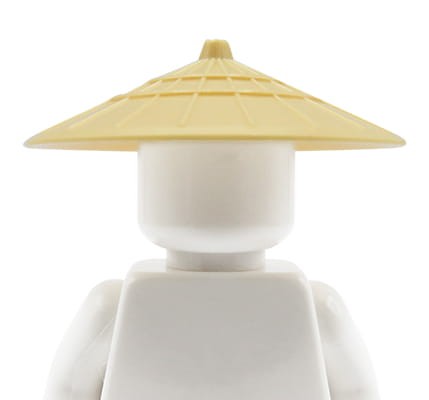 LEGO kapelusz azjatycki / orientalny - beżowy