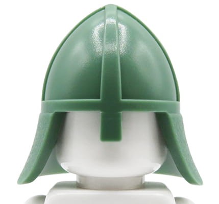 Accéder au produit Château LEGO / casque de chevalier - vert sable