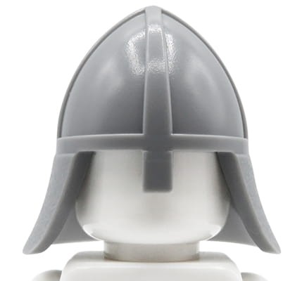 Accéder au produit Château LEGO / casque de chevalier - gris bleu clair
