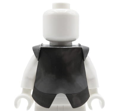 LEGO breastplate armor - pearl dark gray