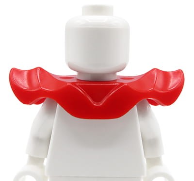 Go to product LEGO shoulder armor - wavy, red