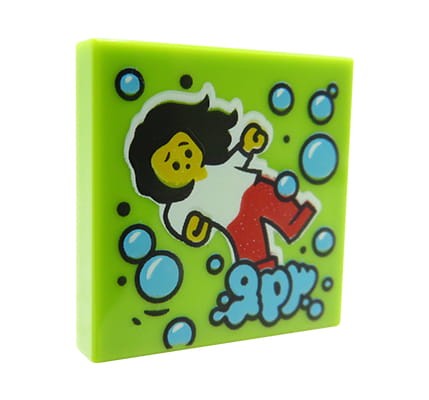 LEGO płyta muzyczna / obraz / obrazek / plakat