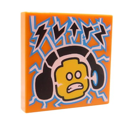 LEGO płyta muzyczna / obraz / plakat