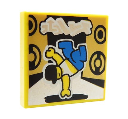 Zum Produkt LEGO Vinyl-Schallplatte / Bild / Poster - Breakdancer