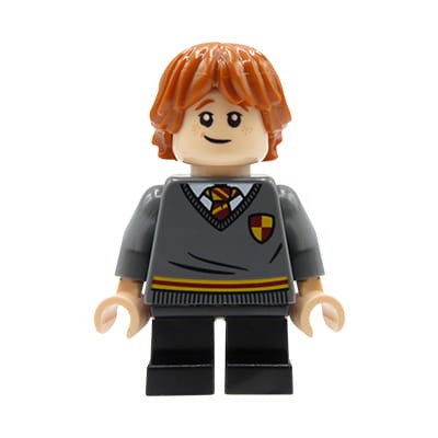 Accéder au produit Figurine LEGO Harry Potter - Ron Weasley - pull gris
