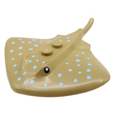 Accéder au produit Raie manta LEGO / raie pastenague - bronzage foncé