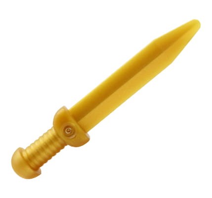 LEGO roman sword Gladius - pearl gold