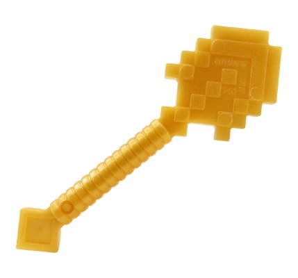 LEGO Minecraft shovel - pearl gold
