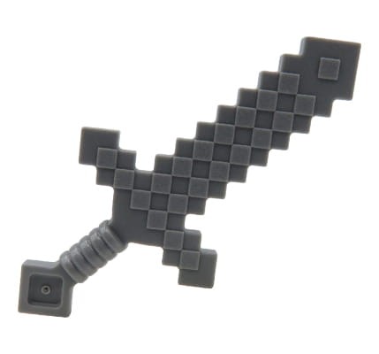 LEGO Minecraft sword - dark bluish gray