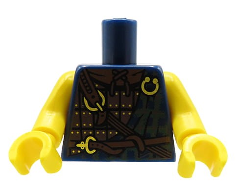 Go to product LEGO minifigure torso - warrior outfit / armor vest