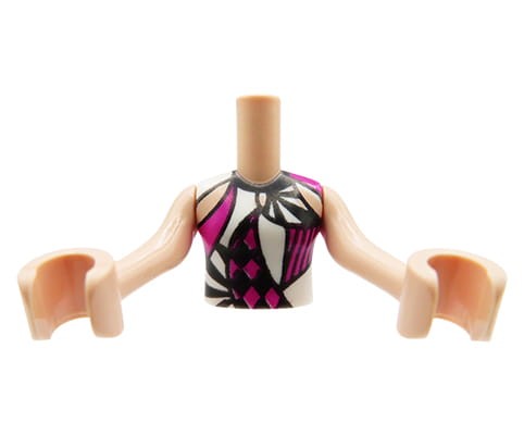 Accéder au produit Mini-torse de poupée LEGO Friends - chemise colorée