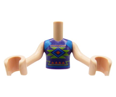Accéder au produit Mini-torse de poupée LEGO Friends - chemise violet foncé