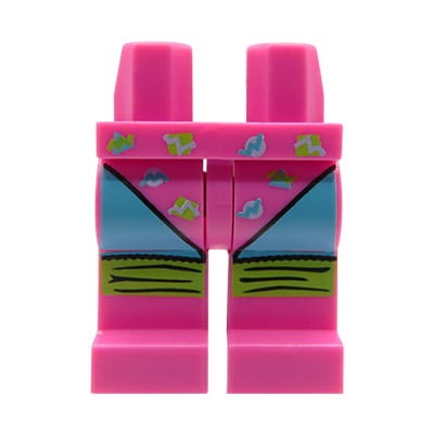LEGO minifigure legs - fitness outfit / leggings
