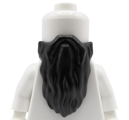 Accéder au produit Barbe LEGO - noire, longue