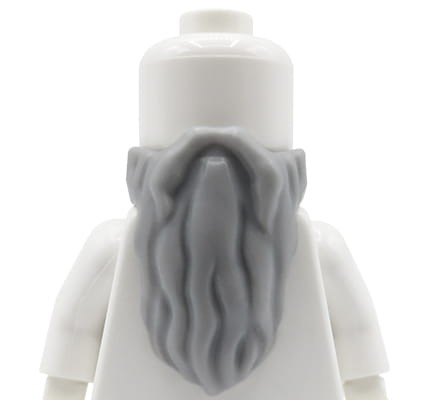 Accéder au produit Barbe LEGO - gris bleu clair, longue