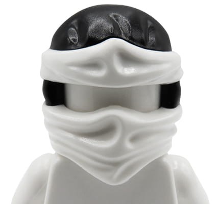Zum Produkt LEGO Ninjago Maske - schwarz und weiß