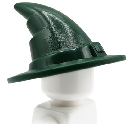 Accéder au produit Chapeau de sorcier / sorcière LEGO - vert foncé