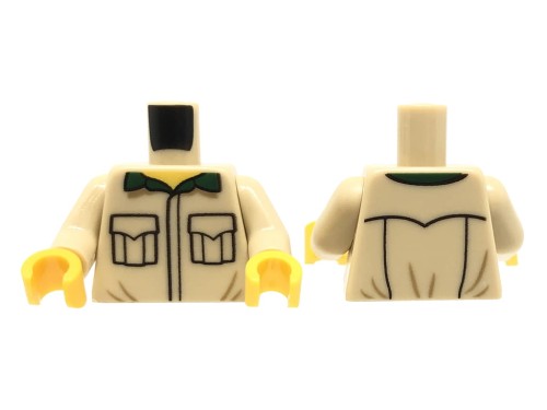 Go to product LEGO minifigure torso - shirt with collar and pockets