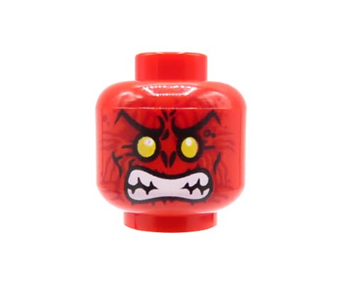 Accéder au produit Tête de figurine LEGO - diable / extraterrestre / fantôme