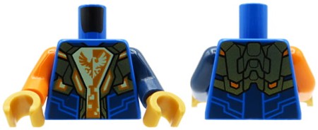 LEGO minifigure torso - Nexo Knights armor