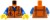 LEGO tors figurki - robotnik / budowniczy / kamizelka ochronna