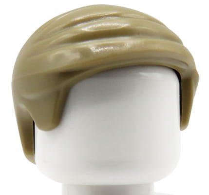 Accéder au produit Cheveux de figurine LEGO - homme, blond foncé, courts