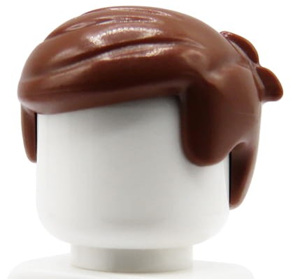 Go to product LEGO minifigure hair - male, reddish brown, short