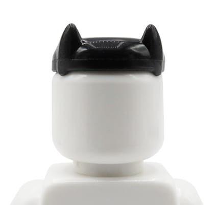 LEGO headgear with ears - black