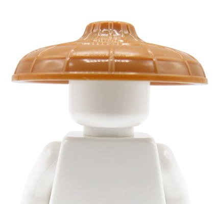 Zum Produkt LEGO konischer asiatischer / Samurai-Hut - mittleres Nougat