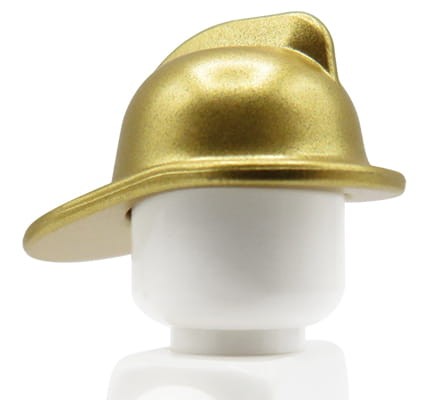 Go to product LEGO fire helmet - metallic gold