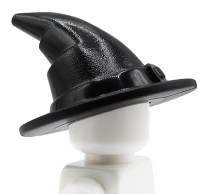 LEGO wizard / witch hat - black