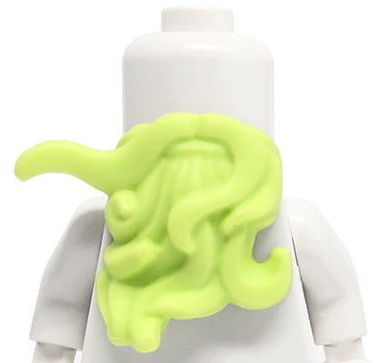 Accéder au produit Barbe LEGO - vert jaunâtre, longue