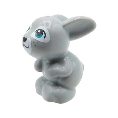 LEGO Friends Bunny Rabbit Gray Extra Extra Bricks LEGO Friends Bunny Rabbit Gray Extra Extra Bricks
